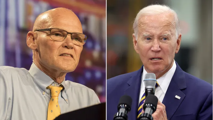 Dem Strategist, Carville Told To Shut Up About Biden's Bad Polling Numbers - SurgeZirc