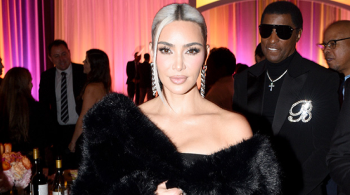 Kim Kardashian Rocks Platinum Blonde Hair At Charity Event - SurgeZirc