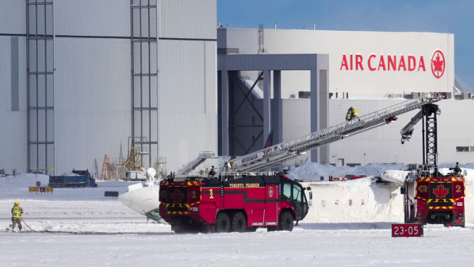 Toronto Plane Crash Leaves 18 Injured As Aircraft Flips On Runway - SurgeZirc UK